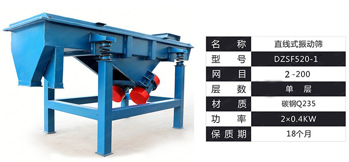 直線振動(dòng)篩層數(shù)、精度、功效的講析